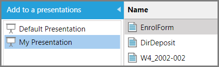 PresentationItemSequence