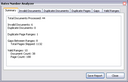 Bates Number Analyzer dialog box