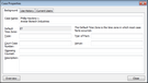 Case Properties dialog box