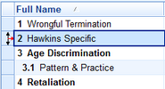 Demoting issue example