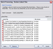 Batch Processing - Review Linked Files dialog box