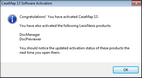 CaseMap Software Activation > Complete