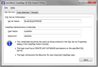 CaseMap SQL Import Utility > SQL Servers tab