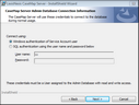 Install CaseMap Server > Admin Database Connection Information
