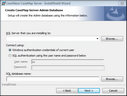 Install CaseMap Server > Create CaseMap Server Admin Database