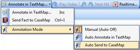 Auto Send to CaseMap mode