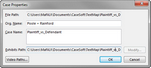 Case Properties