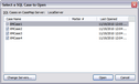 Select a SQL Case to Open