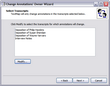 Change Annotations' Owner > Select Transcripts