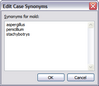 Edit Case Synonyms