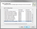Auto Link Exhibit Wizard > Select CaseMap Object