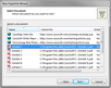 New Hyperlink Wizard > Select Document