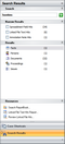 Search Results pane