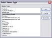 Select Viewer Type dialog box