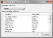 Filter Links to People, Documents, etc...