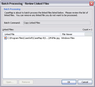 Batch Processing - Review Linked Files dialog box Batch Processing - Review Linked Files dialog box