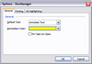 DocManager > Options > General tab