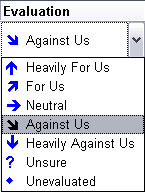 Evaluation field for facts