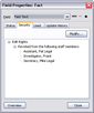 Field Properties dialog box