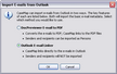 Import Emails from Outlook > Outlook Email Linker dialog box