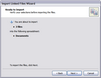 Import Linked Files > Ready to Import