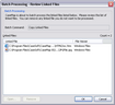 Batch Processing - Review Linked Files dialog box