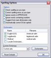 Spelling Options dialog box