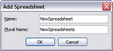 Add Spreadsheet