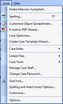 Tools menu