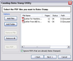 CaseMap Bates Stamp Utility > Select PDF files dialog box
