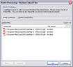 Batch Processing - Review Linked Files dialog box
