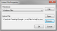 Linked Files Properties