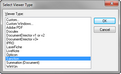 Select Viewer Type