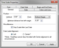 Time Scale Properties > General tab