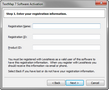 TextMap Software Activation: Step 1