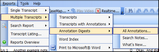 Reports > Multiple Reports > Annotation Digests > All Annotations