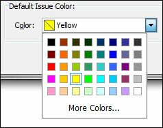 Default issue color