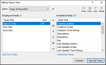 Define Views dialog box