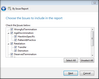 By Issue Report Wizard > Issues to Include dialog box
