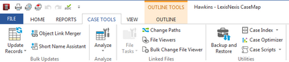 Outline Tools Menu